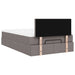 Cadru de pat otoman cu saltea Taupe 120x190 cm Material - WALTI WALTI