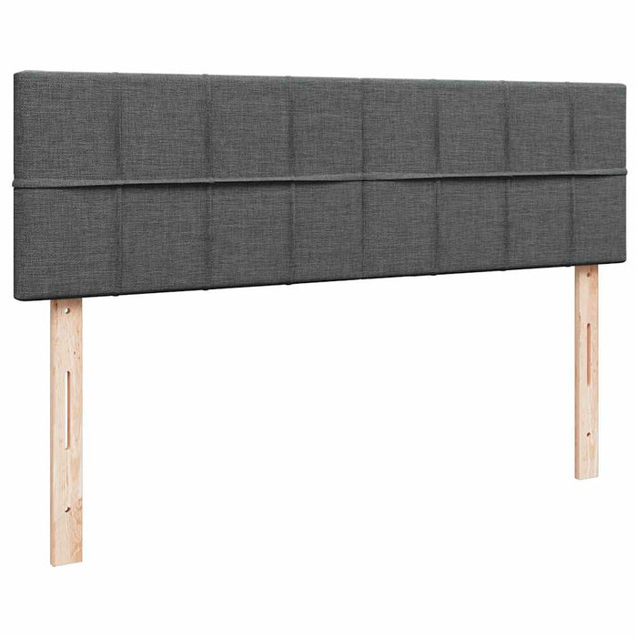 Pat otoman cu saltea țesătură gri închis 140x190 cm - WALTI WALTI