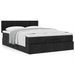 Pat otoman cu saltea negru 140x190 cm stofa - WALTI WALTI