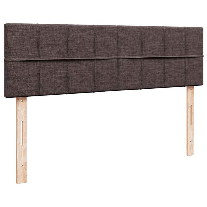 Pat otoman cu saltea țesătură maro închis 140x190 cm - WALTI WALTI