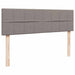 Pat otoman cu saltea Taupe 140x190 cm Stofa - WALTI WALTI
