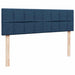 Pat otoman cu saltea albastru 140x190 cm stofa - WALTI WALTI