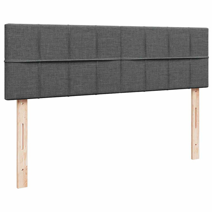Pat otoman cu saltea țesătură gri închis 140x200 cm - WALTI WALTI