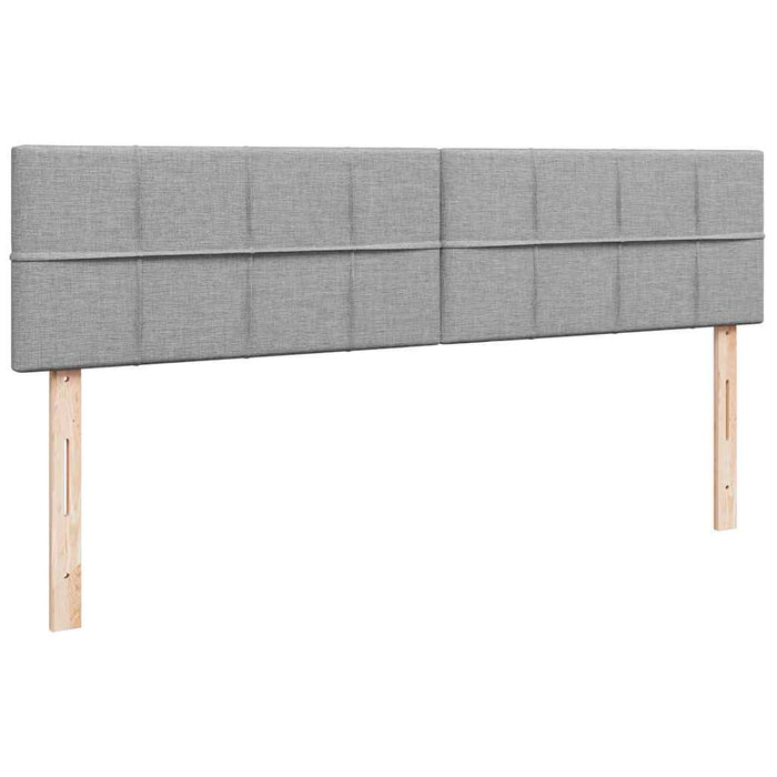 Pat otoman cu saltea țesătură gri deschis 160x200 cm - WALTI WALTI