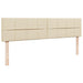 Cadru de pat otoman cu saltea crem 160x200cm stofa - WALTI WALTI
