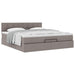 Cadru de pat otoman cu saltea Taupe 180x200cm Material - WALTI WALTI