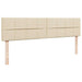 Cadru de pat otoman cu saltea crem 180x200cm stofa - WALTI WALTI