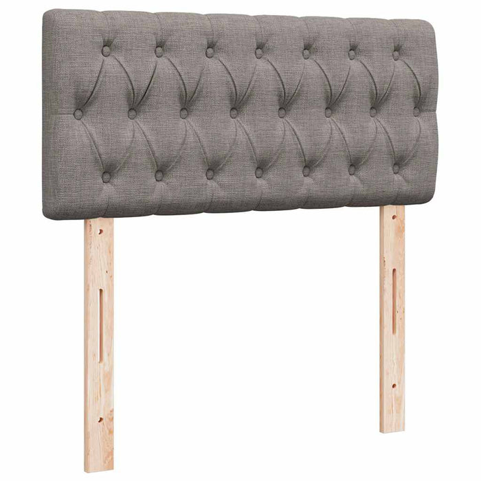 Pat otoman cu saltea Taupe 90x200 cm Stofa - WALTI WALTI
