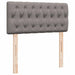 Pat otoman cu saltea Taupe 90x200 cm Stofa - WALTI WALTI