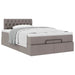 Cadru de pat otoman cu saltea Taupe 120x200cm Material - WALTI WALTI