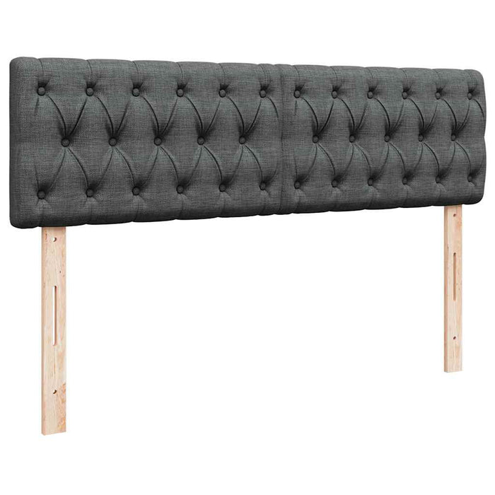 Pat otoman cu saltea țesătură gri închis 140x190 cm - WALTI WALTI