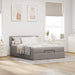 Pat otoman cu saltea Taupe 140x190 cm Stofa - WALTI WALTI