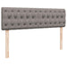 Pat otoman cu saltea Taupe 140x190 cm Stofa - WALTI WALTI