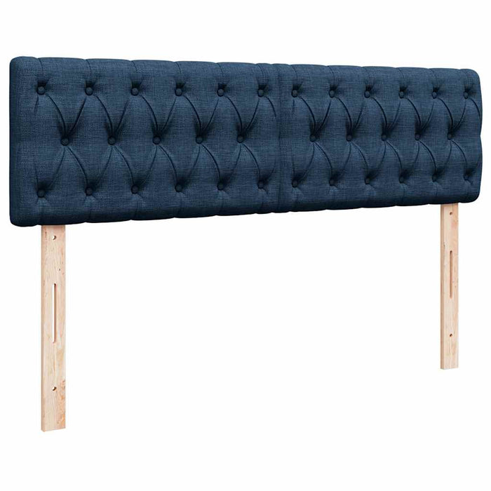 Pat otoman cu saltea albastru 140x190 cm stofa - WALTI WALTI