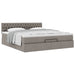 Cadru de pat otoman cu saltea Taupe 180x200cm Material - WALTI WALTI
