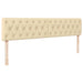 Cadru de pat otoman cu saltea crem 180x200cm stofa - WALTI WALTI
