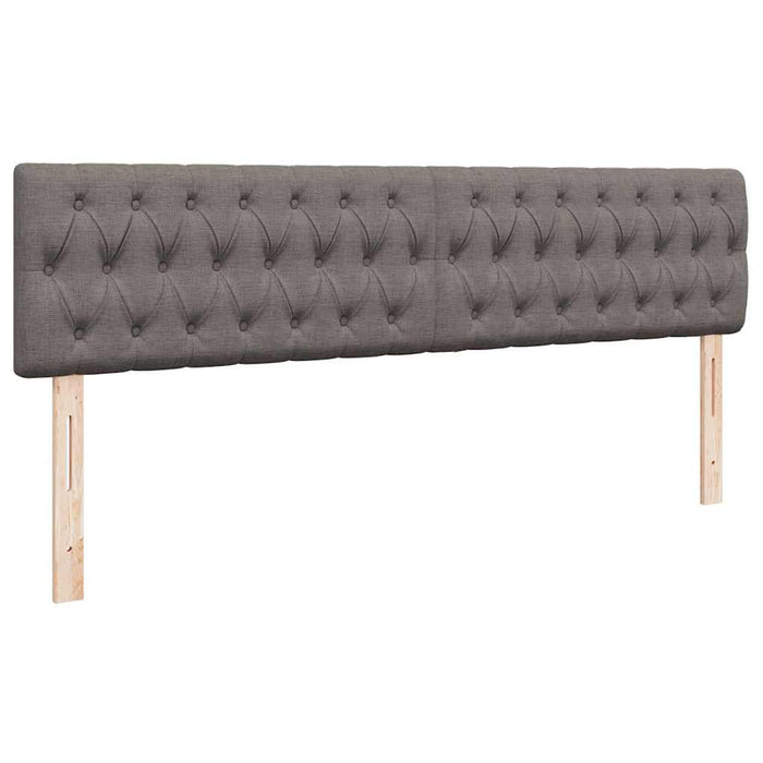 Cadru de pat otoman cu saltea Taupe 200x200 cm Material WALTI