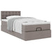 Cadru de pat otoman cu saltea Taupe 90x190cm Material - WALTI WALTI