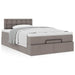 Cadru de pat otoman cu saltea Taupe 120x190 cm Material - WALTI WALTI