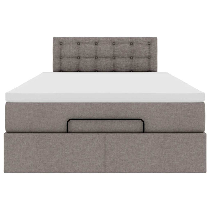 Cadru de pat otoman cu saltea Taupe 120x190 cm Material - WALTI WALTI