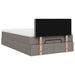 Cadru de pat otoman cu saltea Taupe 120x190 cm Material - WALTI WALTI