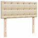 Cadru de pat otoman cu saltea crem 120x190cm stofa - WALTI WALTI