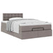 Cadru de pat otoman cu saltea Taupe 120x200cm Material - WALTI WALTI