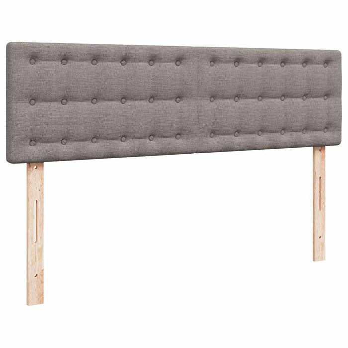 Pat otoman cu saltea Taupe 140x190 cm Stofa - WALTI WALTI