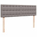 Pat otoman cu saltea Taupe 140x190 cm Stofa - WALTI WALTI