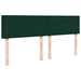 Cadru de pat otoman cu saltea verde închis 180x200cm catifea - WALTI WALTI