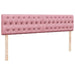 Cadru de pat otoman cu saltea roz 180x200cm catifea - WALTI WALTI