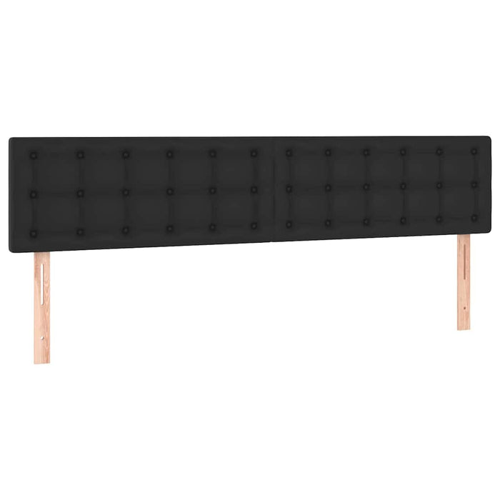 Cadru de pat otoman saltele Negru 160x200cm piele artificială WALTI