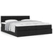 Cadru de pat otoman saltele Negru 200x200cm piele artificială - WALTI WALTI