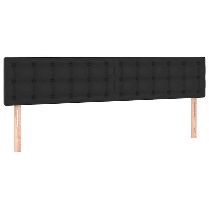 Cadru de pat otoman saltele Negru 200x200cm piele artificială - WALTI WALTI