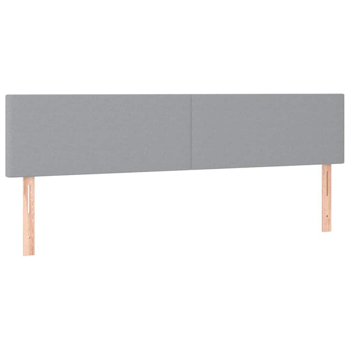 Cadru de pat otoman cu saltele Gri deschis 160x200cm Material - WALTI WALTI