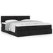 Cadru de pat otoman cu saltele, material negru 160x200cm - WALTI WALTI
