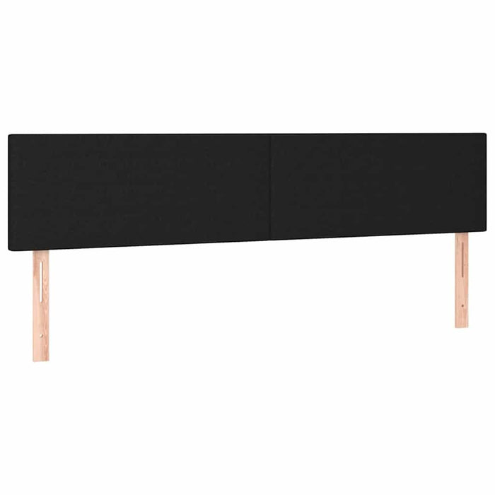 Cadru de pat otoman cu saltele, material negru 160x200cm - WALTI WALTI
