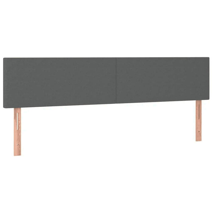 Cadru de pat otoman cu saltele Gri închis 180x200cm țesătură - WALTI WALTI