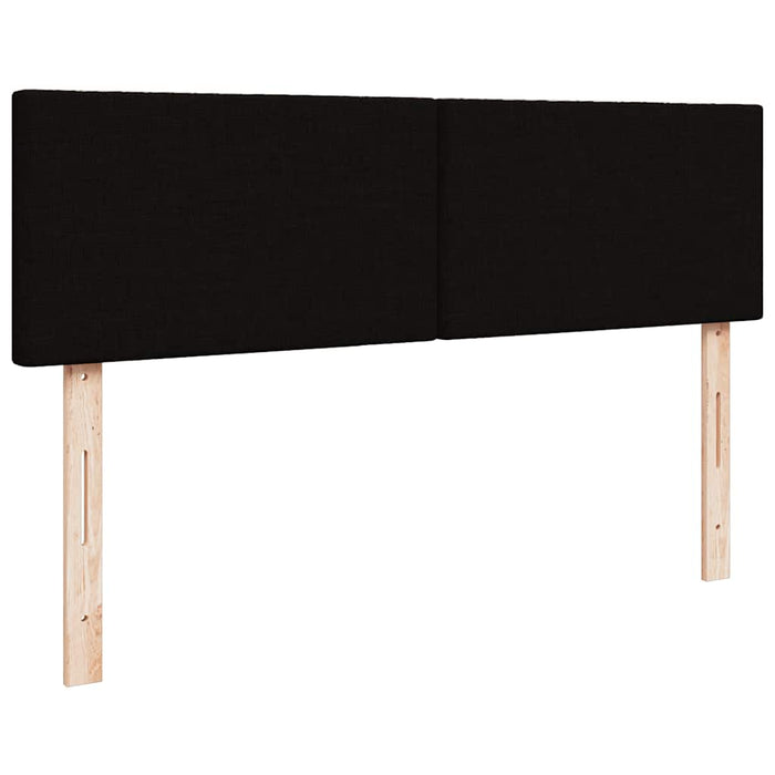 Cadru de pat otoman cu saltele, material negru 180x200cm - WALTI WALTI