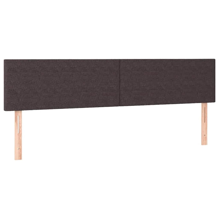 Cadru de pat otoman cu saltele țesătură maro închis 180x200cm - WALTI WALTI