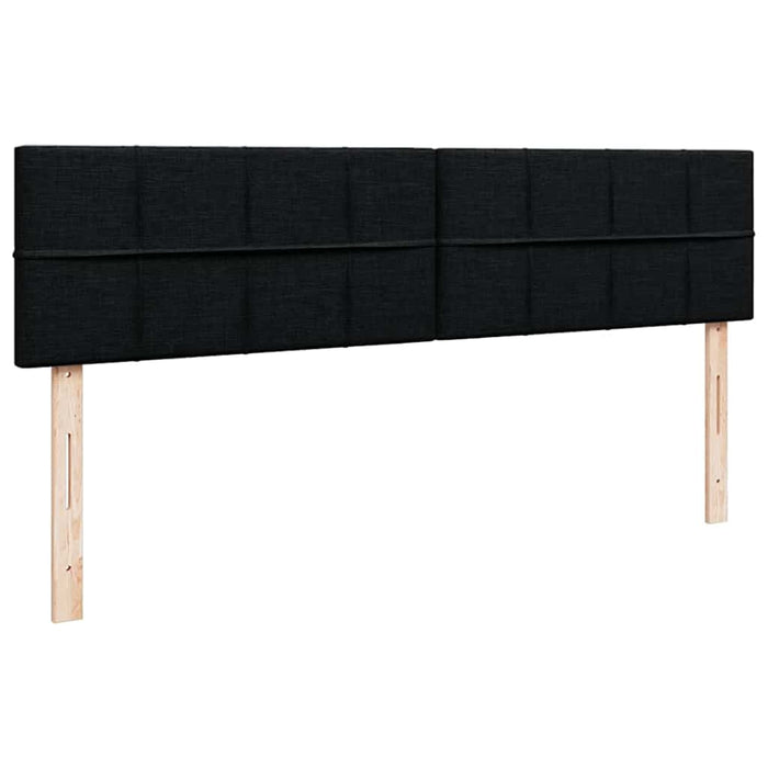 Cadru de pat otoman cu saltele, material negru 160x200cm - WALTI WALTI