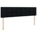 Cadru de pat otoman cu saltele, material negru 160x200cm - WALTI WALTI