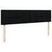 Cadru de pat otoman cu saltele, material negru 180x200cm - WALTI WALTI