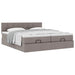 Cadru de pat otoman cu saltele Taupe 180x200cm Material - WALTI WALTI