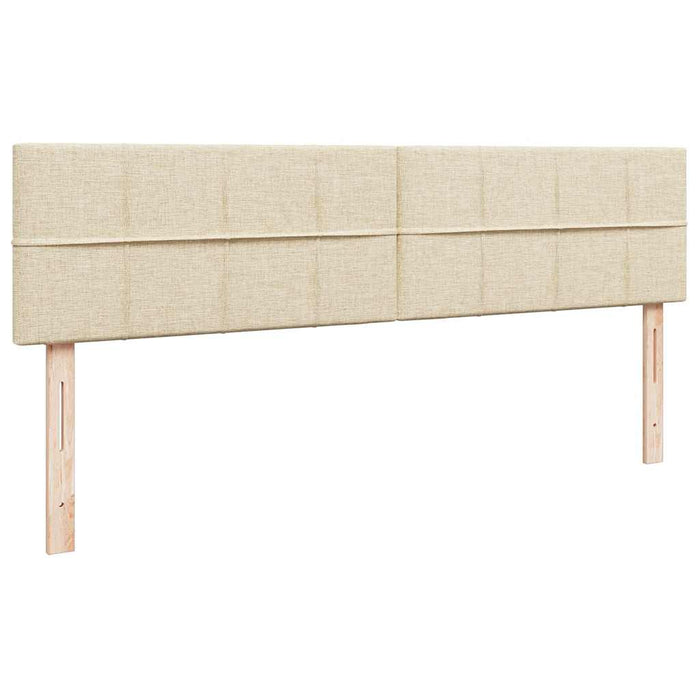 Cadru de pat otoman cu saltele crem 200x200cm stofa - WALTI WALTI
