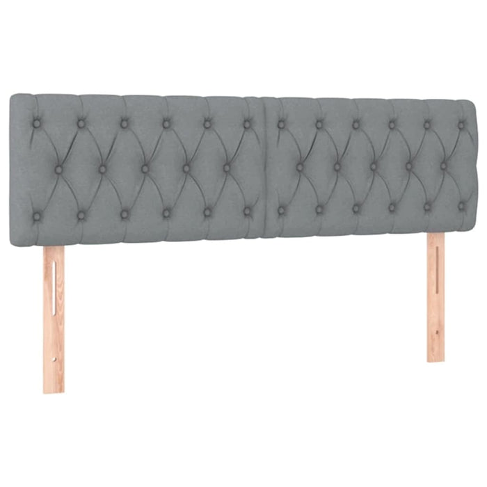 Cadru de pat otoman cu saltele Gri deschis 160x200cm Material - WALTI WALTI