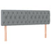 Cadru de pat otoman cu saltele Gri deschis 160x200cm Material - WALTI WALTI