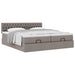 Cadru de pat otoman cu saltele Taupe 160x200cm Material - WALTI WALTI