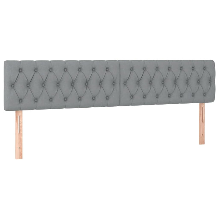 Cadru de pat otoman cu saltele Gri deschis 180x200cm Material - WALTI WALTI