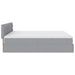 Cadru de pat otoman cu saltele Gri deschis 180x200cm Material - WALTI WALTI